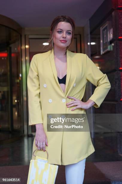 Adriana Torrebejano attends 'El Jardin Del Miguel Angel And Instyle Beauty Night' party at Miguel Angel Hotel on May 22, 2018 in Madrid, Spain