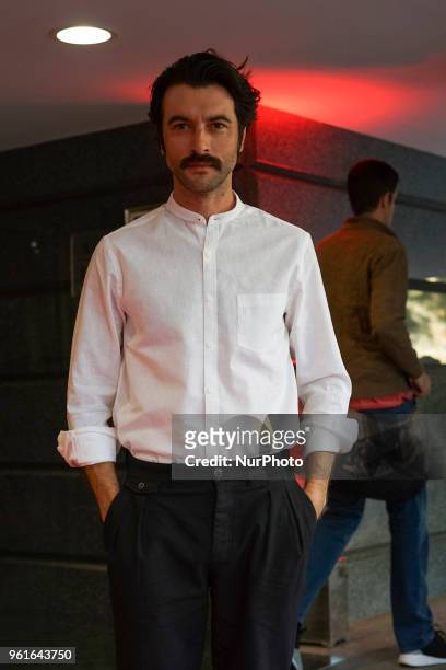 Javier Rey attends 'El Jardin Del Miguel Angel And Instyle Beauty Night' party at Miguel Angel Hotel on May 22, 2018 in Madrid, Spain.