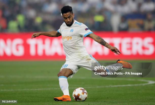 Marseille's Jordan Amavi during the UEFA Europa League final at Parc Olympique Lyonnais, Lyon.