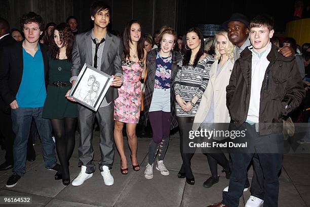 Ollie Barbieri, Kathryn Prescott, Luke Pasqualino, Kaya Scodelario, Lisa Backwell, Megan Prescott, Lily Loveless, Merveille Lukeba and Jack O'Connell...