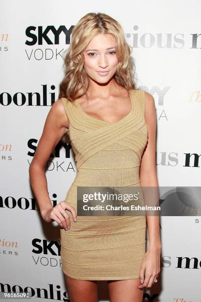 Victoria's Secret Angle contest winner Kylie Bisutti attends the "Serious Moonlight" premiere at Cinema 2 on December 3, 2009 in New York City.