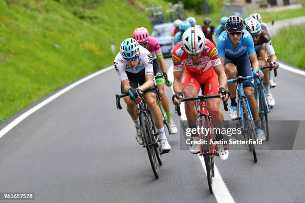 David de la Cruz of Spain and Team Sky / Francesco Gavazzi of Italy and Team Androni Giocattoli-Sidermec / Ruben Fernandez of Spain and Movistar Team...