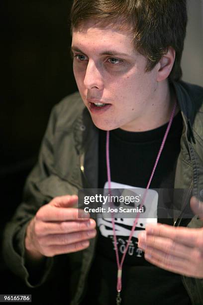 Félix Lajeunesse attends Native Forum Brunch during the 2010 Sundance Film Festival at Mustang on January 25, 2010 in Park City, Utah.