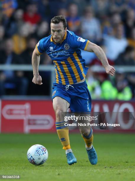 Shrewsbury Town's Shaun Whalley