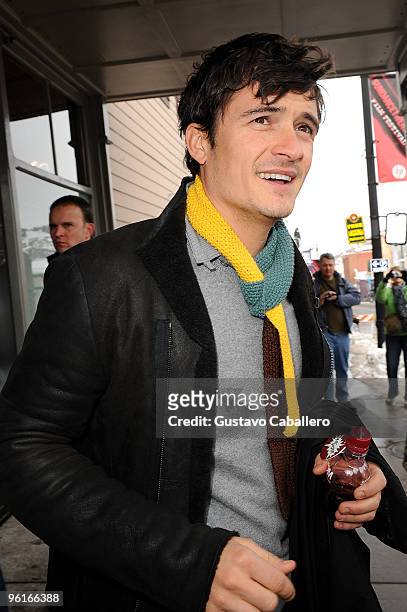 Actor Orlando Bloom attends the 2010 Sundance Film Festival on January 25, 2010 in Park City, Utah.
