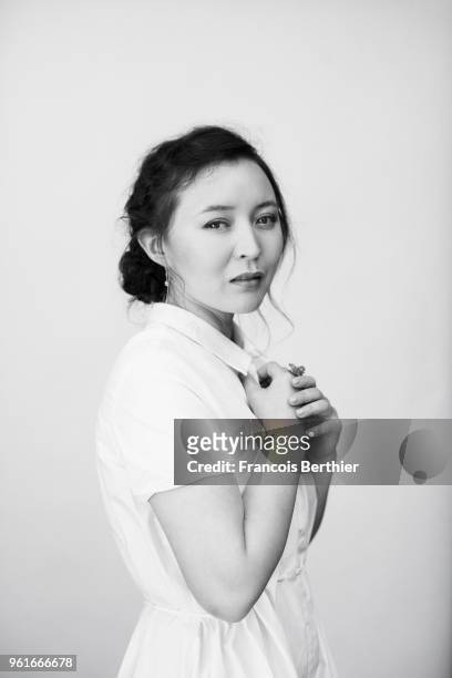 Actor Samal Yeslyamova is photographed on May 19, 2018 in Cannes, France. .
