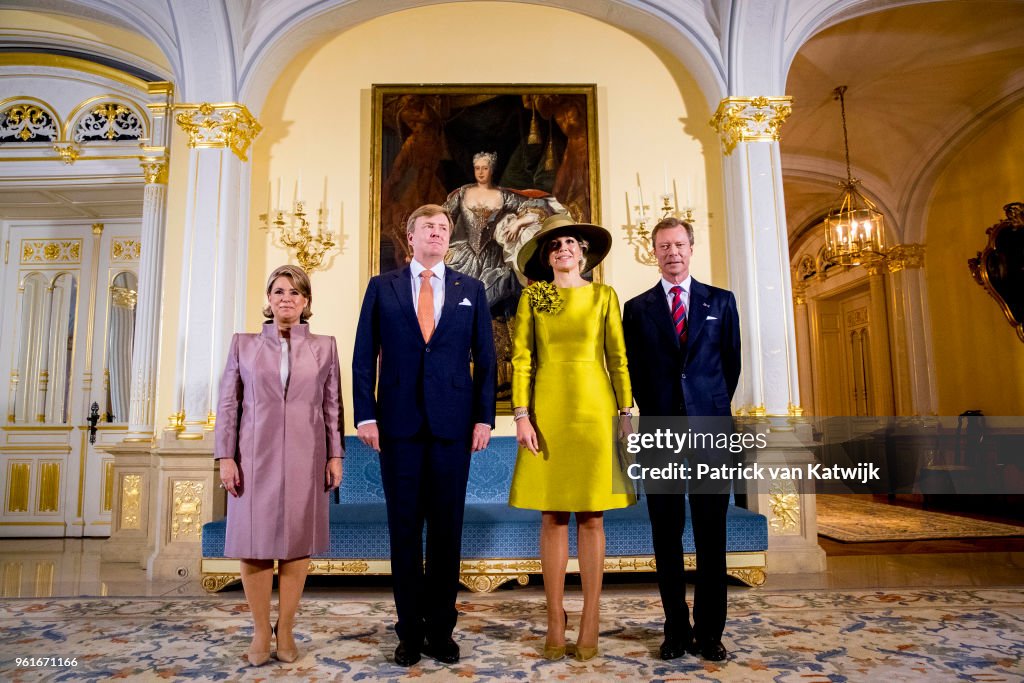 King And Queen Of The Netherlands Visit Luxembourg : Day One