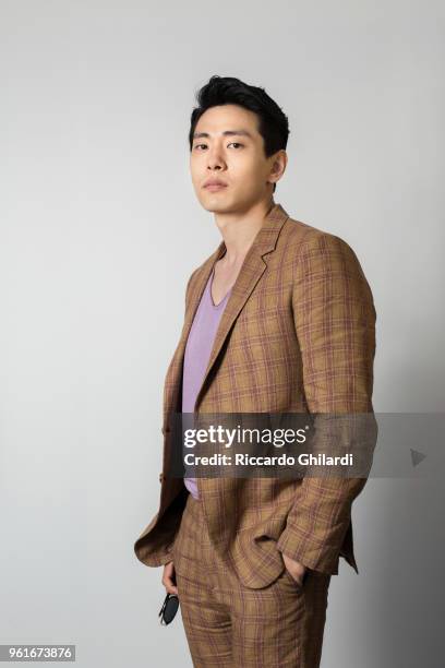 Actor Teo Yoo is photographed on May 11, 2018 in Cannes, France. .