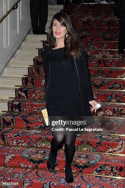 Zoe Felix attends Etam Spring/Summer 2010 Collection Launch by Natalia Vodianova at Hotel Ritz on January 25, 2010 in Paris, France.