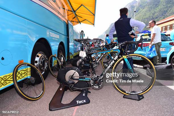 Start / Astana Pro Team / Tacx Rollers / Argon 18 Bike / during the 101st Tour of Italy 2018, Stage 17 a 155km stage from Riva Del Garda to Iseo -...
