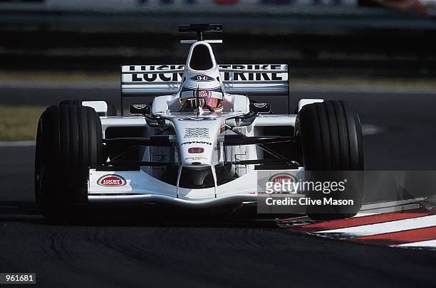 Honda driver Olivier Panis in action during the Formula One Hungarian Grand Prix at the Hungaroring in Budapest, Hungary. \ Mandatory Credit: Clive...
