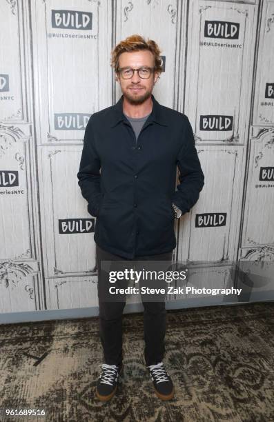 Actor/Director Simon Baker visits Build Series to discuss "Breath" at Build Studio on May 23, 2018 in New York City.