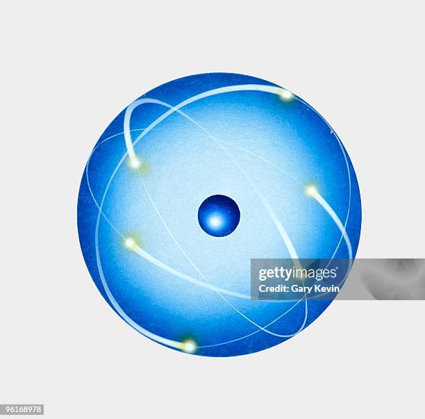 illustrations, cliparts, dessins animés et icônes de illustration of electron - peinture à l’encre de chine