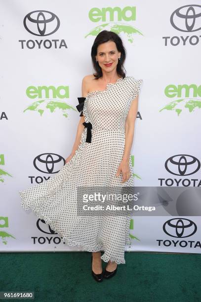 Actress Perrey Reeves arrives for the 28th Annual EMA Awards Ceremony held at Montage Beverly Hills on May 22, 2018 in Beverly Hills, California.