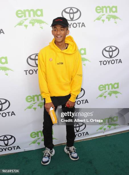Jaden Smith arrives for the 28th Annual EMA Awards Ceremony held at Montage Beverly Hills on May 22, 2018 in Beverly Hills, California.