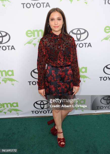 Gideon Adlon arrives for the 28th Annual EMA Awards Ceremony held at Montage Beverly Hills on May 22, 2018 in Beverly Hills, California.