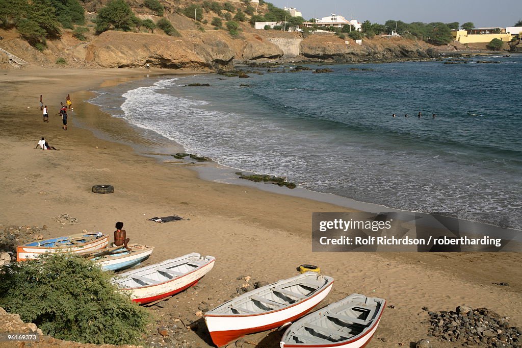 Praia beach, Santiago, Cape Verde Islands, Atlantic, Africa