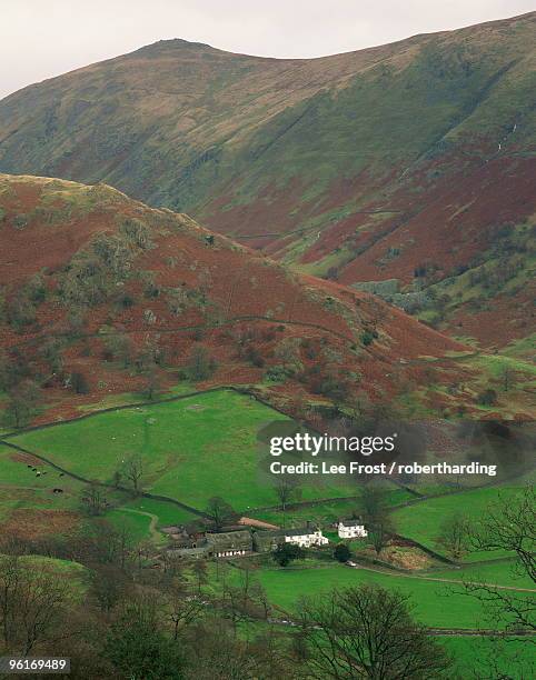 beatrix potter farm, kirkstone pass, lake district national park, cumbria, england, united kingdom, europe - beatrix potter stock-fotos und bilder