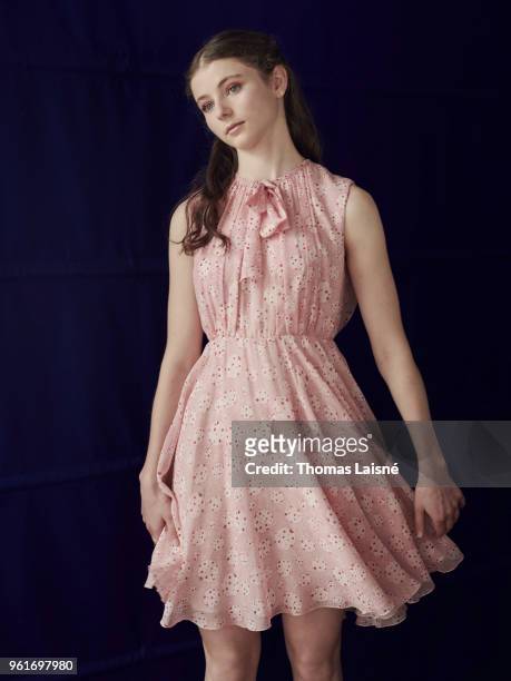 Actor Thomasin McKenzie is photographed on May 13, 2018 in Cannes, France. .