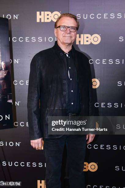 David Rasche attends the New York Premiere of "Succession" at Time Warner Center on May 22, 2018 in New York City. At Time Warner Center on May 22,...