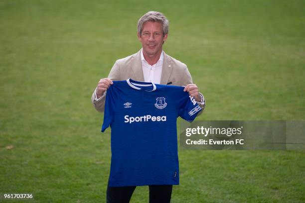 New Everton Director of Football, Marcel Brands poses during a photocall on May 22, 2018 at Philips Stadion in Eindhoven, Netherlands.