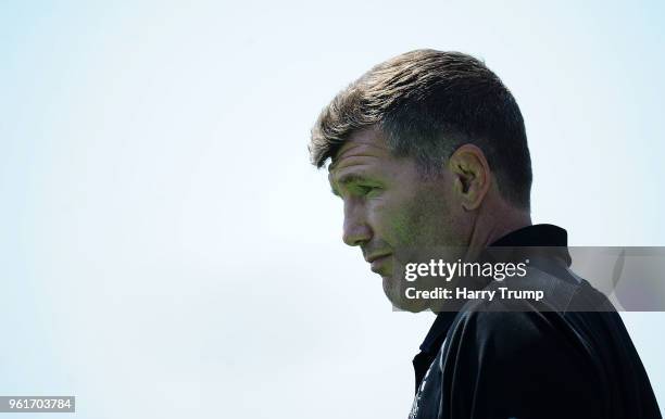 Rob Baxter, Director of Rugby of Exeter Chiefs during an Exeter Chiefs Media Session at Sandy Park on May 23, 2018 in Exeter, England.