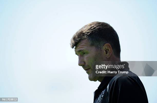 Rob Baxter, Director of Rugby of Exeter Chiefs during an Exeter Chiefs Media Session at Sandy Park on May 23, 2018 in Exeter, England.