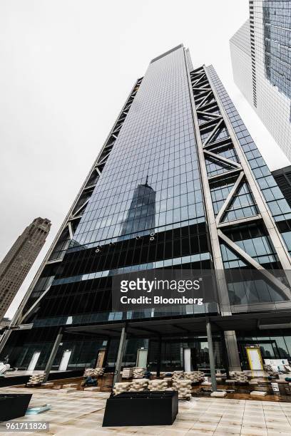 One World Trade Center is reflected in windows of the 3 World Trade Center building in New York, U.S., on Tuesday, May 22, 2018. 3 World Trade Center...