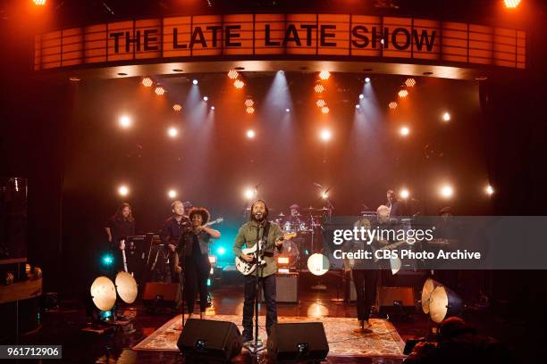 Ziggy Marley performs during "The Late Late Show with James Corden," Tuesday, May 22, 2018 On The CBS Television Network.