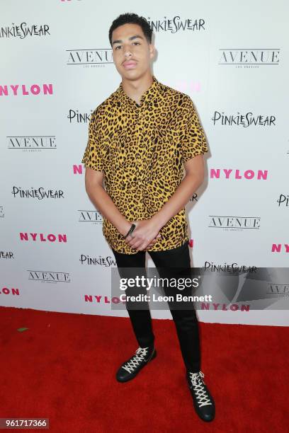 Actor Marcus Scribner attends NYLON Hosts Annual Young Hollywood Party at Avenue on May 22, 2018 in Los Angeles, California.