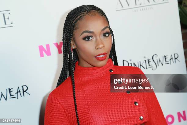 Actress Nafessa Williams attends NYLON Hosts Annual Young Hollywood Party at Avenue on May 22, 2018 in Los Angeles, California.