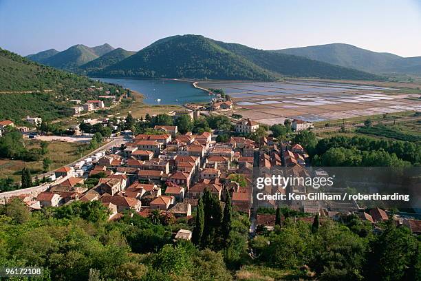 ston, croatia - ston croatia stock pictures, royalty-free photos & images