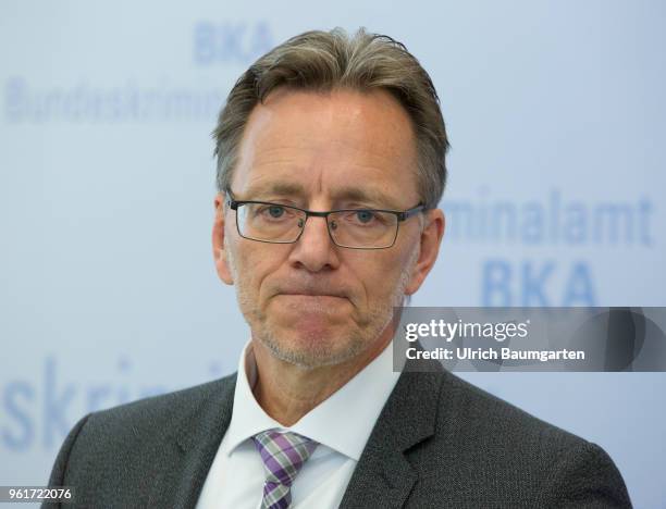 Presentation of the Federal Situation Report drug-related crime in 2017 at the Federal Criminal Investigation in Wiesbaden. Holger Muench, President...