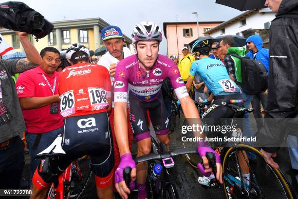 Arrival / Arrival / Elia Viviani of Italy and Team Quick-Step Floors Purple Points Jersey / Celebration / Maximilian Schachmann of Germany and Team...