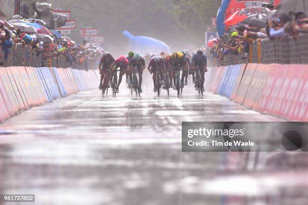 Arrival / Sprint / Danny Van Poppel of The Netherlands and Team LottoNL-Jumbo / Jens Debusschere of Belgium and Team Lotto Soudal / Jean-Pierre...