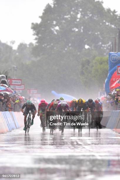 Arrival / Sprint / Danny Van Poppel of The Netherlands and Team LottoNL-Jumbo / Jens Debusschere of Belgium and Team Lotto Soudal / Jean-Pierre...