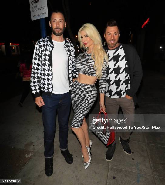 Ryan Allen Carrillo, Cassandra Cass and Brian Bond are seen on May 22, 2018 in Los Angeles, California.