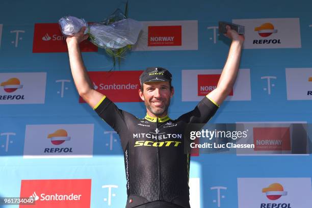 Podium / Michael Albasini of Switzerland and Team Mitchelton-Scott / Celebration / during the 11th Tour des Fjords 2018, Stage 2 a 188km stage from...