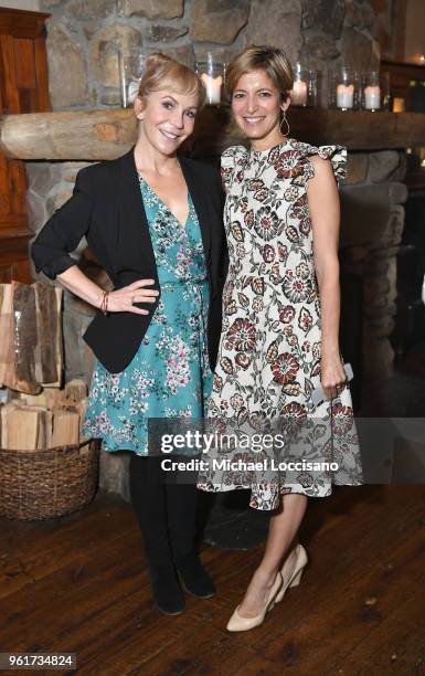 Marti Noxon and Cindi Leive attend the AMC Dietland NY Influencer event on May 23, 2018 at Locanda Verde in New York City.