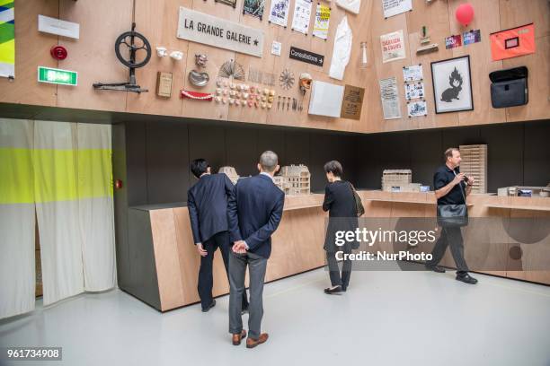 The French representation at the 16th International Architecture Exhibition of La Biennale di Venezia in Venice, Italy, on May 23, 2018 commissioned...