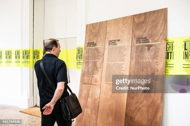The French representation at the 16th International Architecture Exhibition of La Biennale di Venezia in Venice, Italy, on May 23, 2018 commissioned...