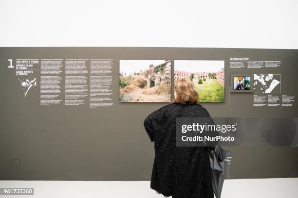 The French representation at the 16th International Architecture Exhibition of La Biennale di Venezia in Venice, Italy, on May 23, 2018 commissioned...