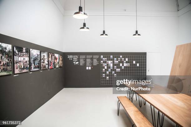 The French representation at the 16th International Architecture Exhibition of La Biennale di Venezia in Venice, Italy, on May 23, 2018 commissioned...