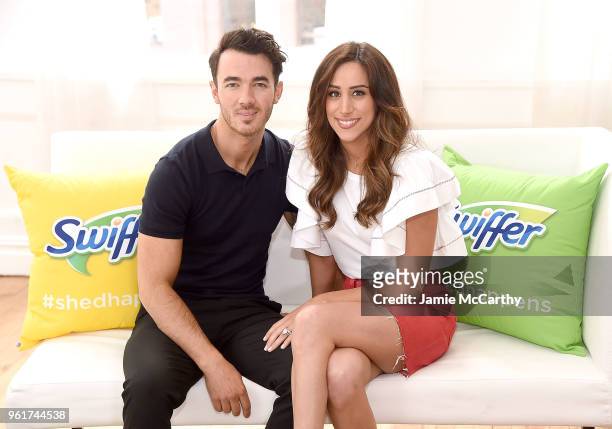 Kevin Jonas and Danielle Jonas promote Pet Adoption During National Pet Month at Home Studios on May 23, 2018 in New York City.