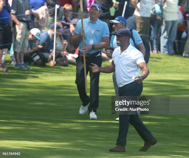 Ian Wright during The BMW PGA Championship Celebrity Pro-Am at Wentworth Club Virgnia Water, Surrey, United Kingdom on 23rd May 2018