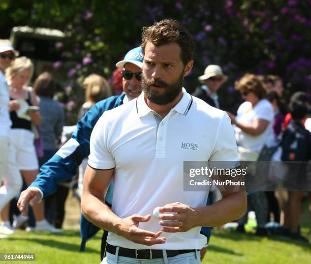 Jamie Dornan during The BMW PGA Championship Celebrity Pro-Am at Wentworth Club Virgnia Water, Surrey, United Kingdom on 23rd May 2018