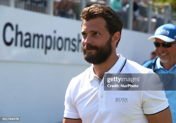 Jamie Dornan during The BMW PGA Championship Celebrity Pro-Am at Wentworth Club Virgnia Water, Surrey, United Kingdom on 23rd May 2018