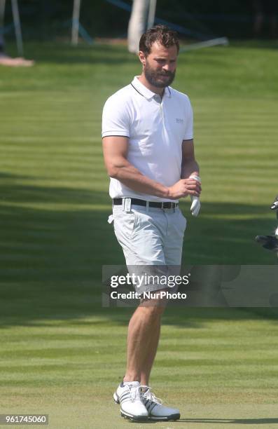 Jamie Dornan during The BMW PGA Championship Celebrity Pro-Am at Wentworth Club Virgnia Water, Surrey, United Kingdom on 23rd May 2018