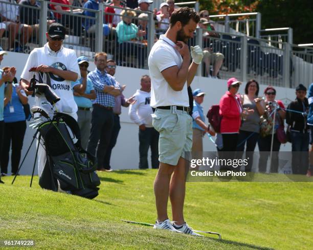 Jamie Dornan during The BMW PGA Championship Celebrity Pro-Am at Wentworth Club Virgnia Water, Surrey, United Kingdom on 23rd May 2018