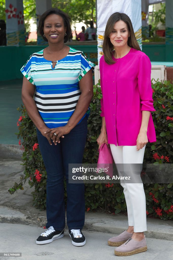 Day 4- Queen Letizia's Third Cooperation Trip To Dominican Republic And Haiti